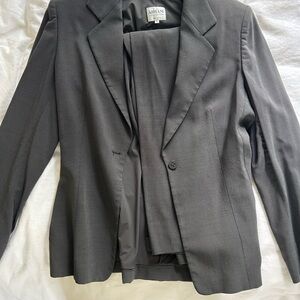 Armani Collezioni Men's Dark Gray Suit